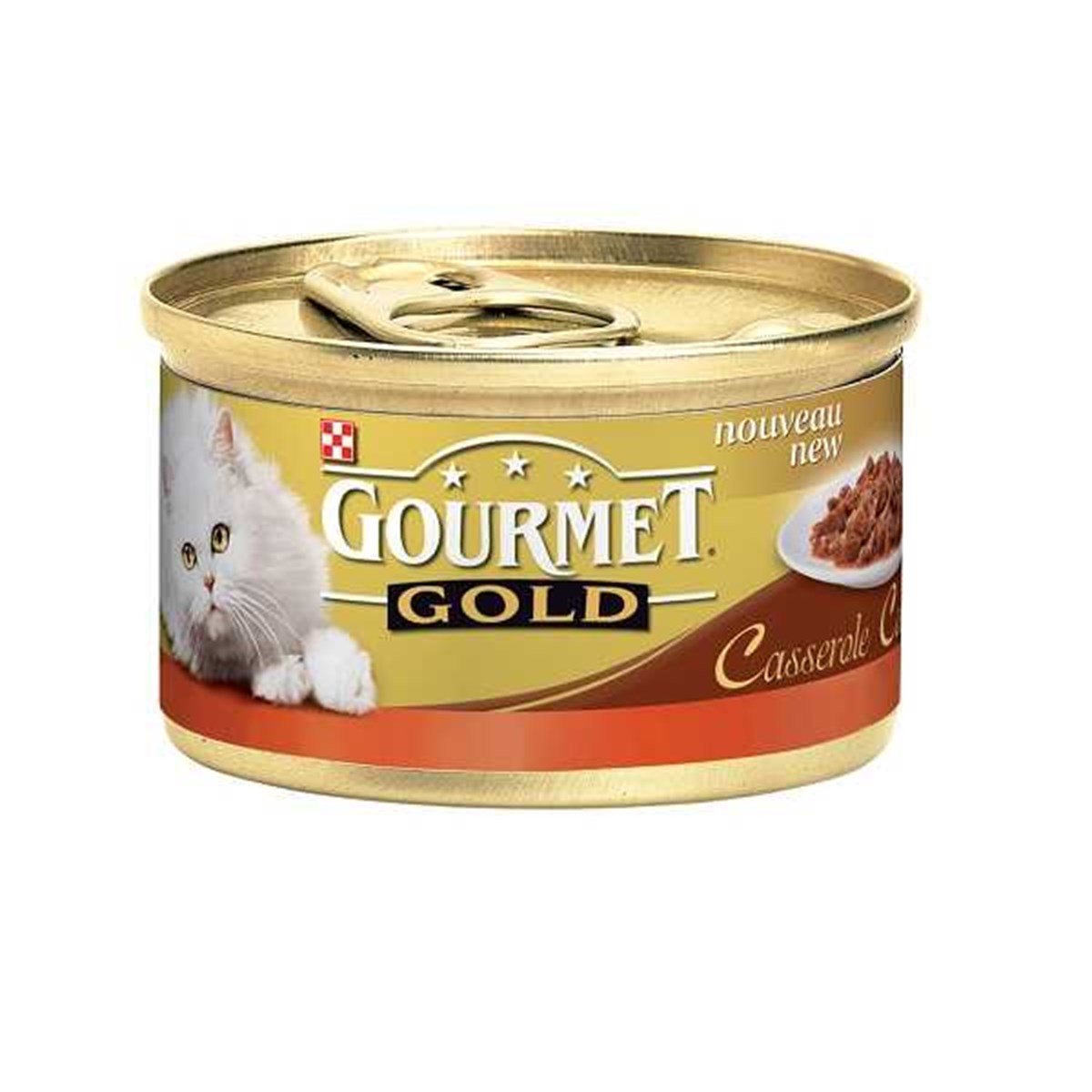 Gourmet Gold Parça Etli Soslu Tavuklu Ciğerli Kedi Konservesi 85 Gr