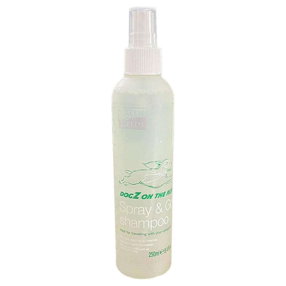 Green Fields Dogz On The Run Spray & Go Shampoo 250 ml