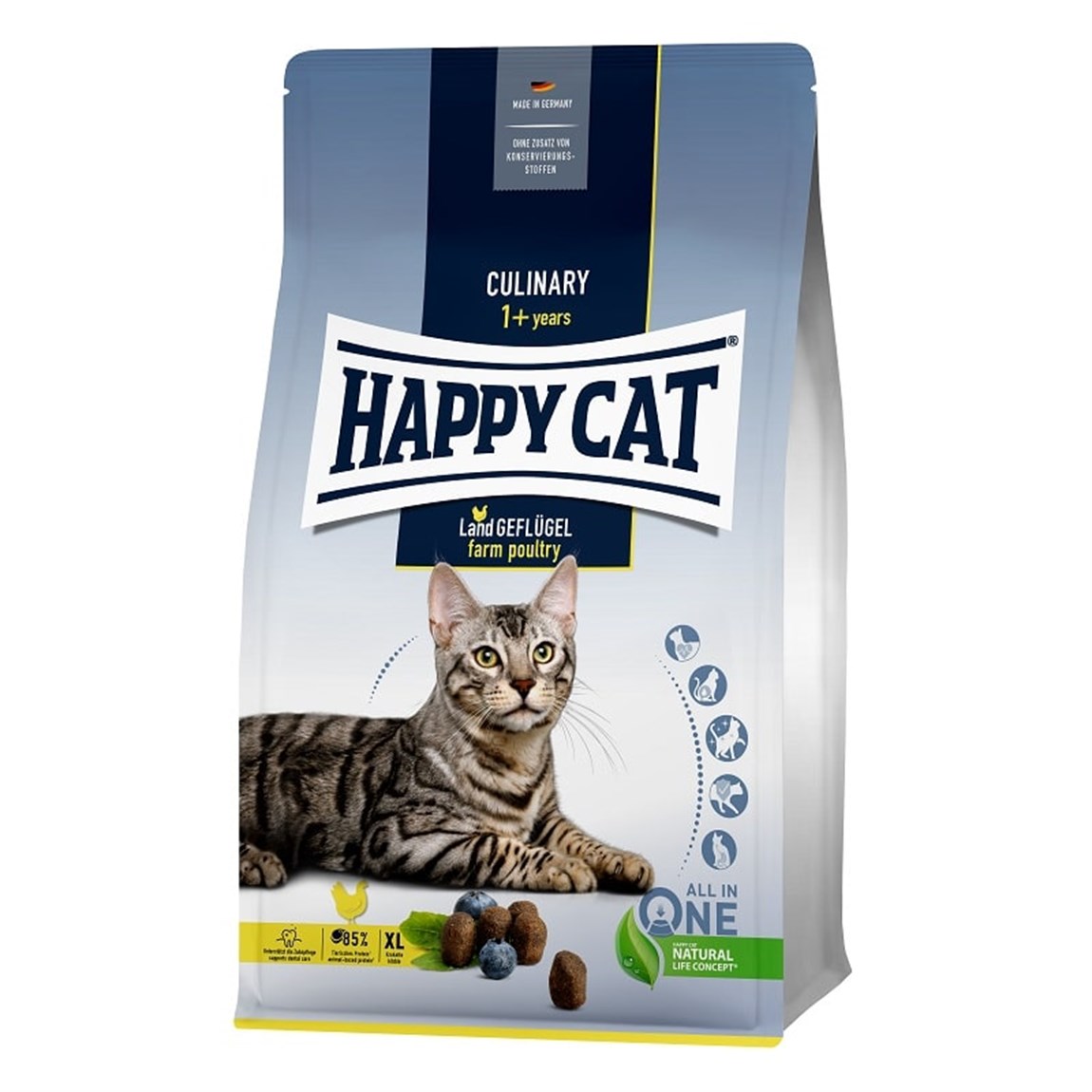 Happy Cat Sensitive  Land Geflugel Kedi Maması 4 kg