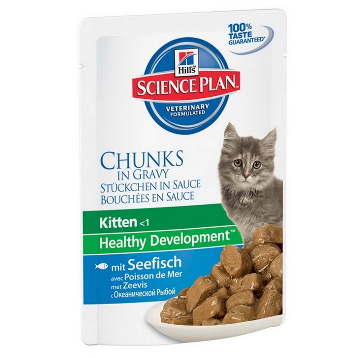 Hills Tunder Chunks İn Gravy Kitten Balıklı Yavru Kedi Konserve Maması
