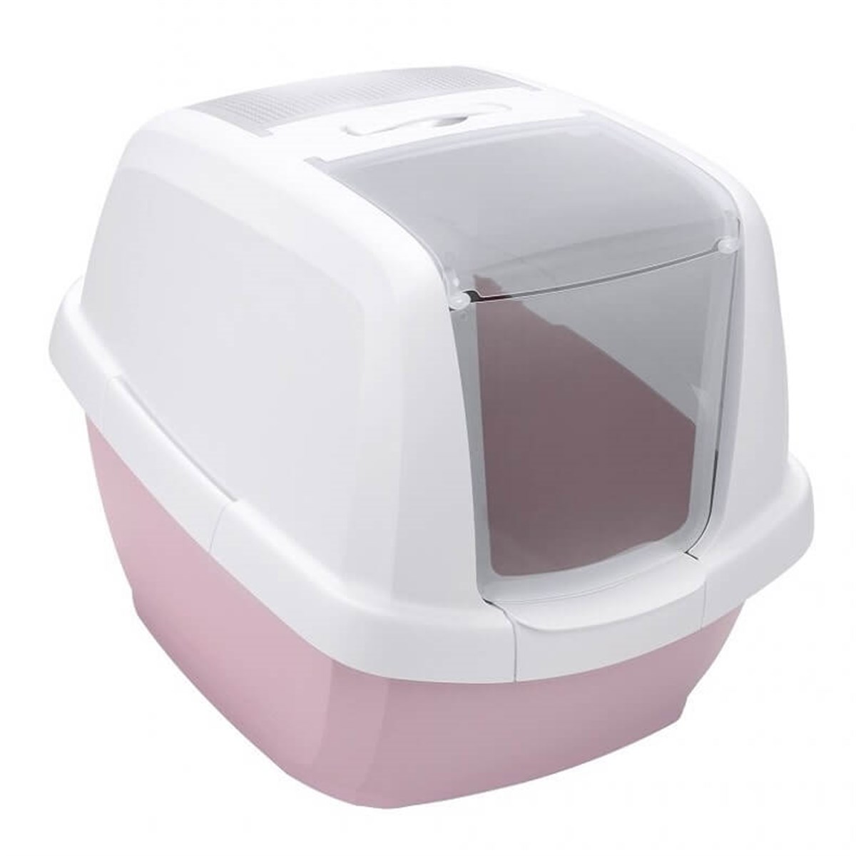 Imac Maddy Üstten Açılır Kapalı Kedi Tuvaleti Pembe