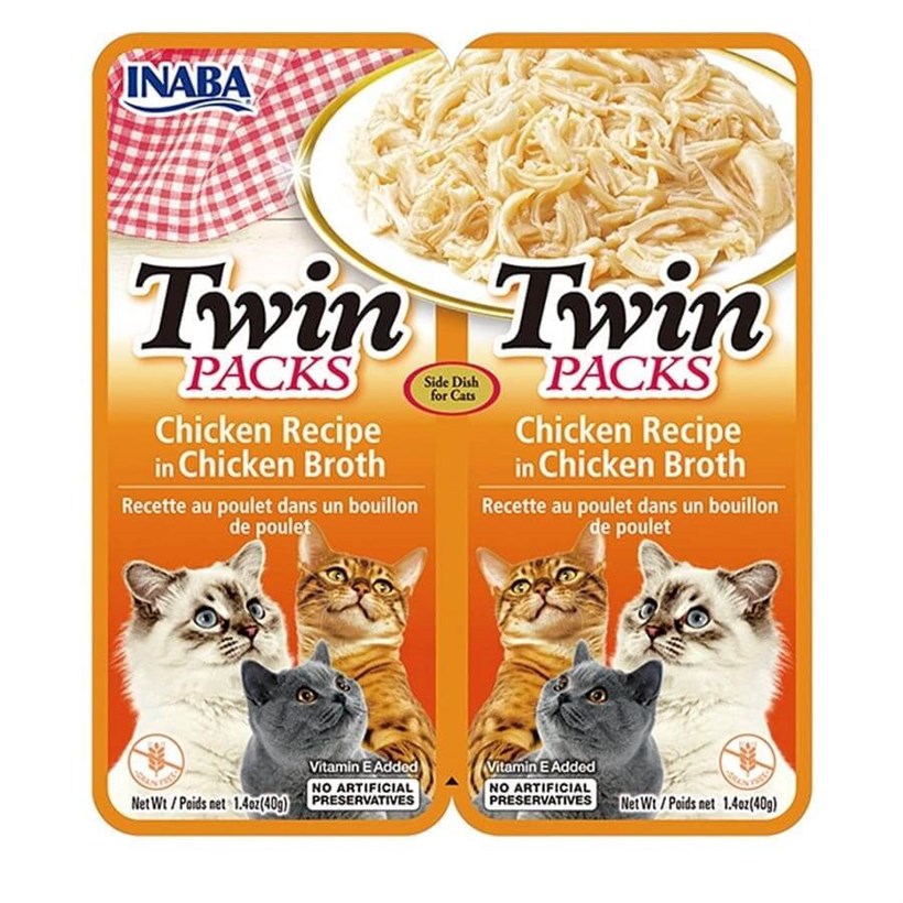 Inaba Twin Packs Tavuklu Kedi Çorbası 2 x 40 Gr