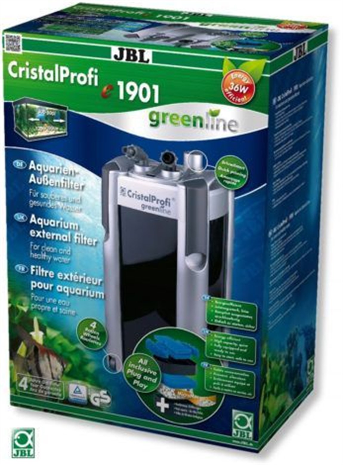 JBL Cristal Profi E1901 Greenline Dış Filtre 1900 L/H