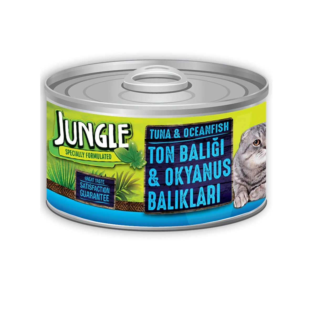 Jungle Ton-Okyanus Balıklı Yaş Ezme Kedi Maması 85 gr