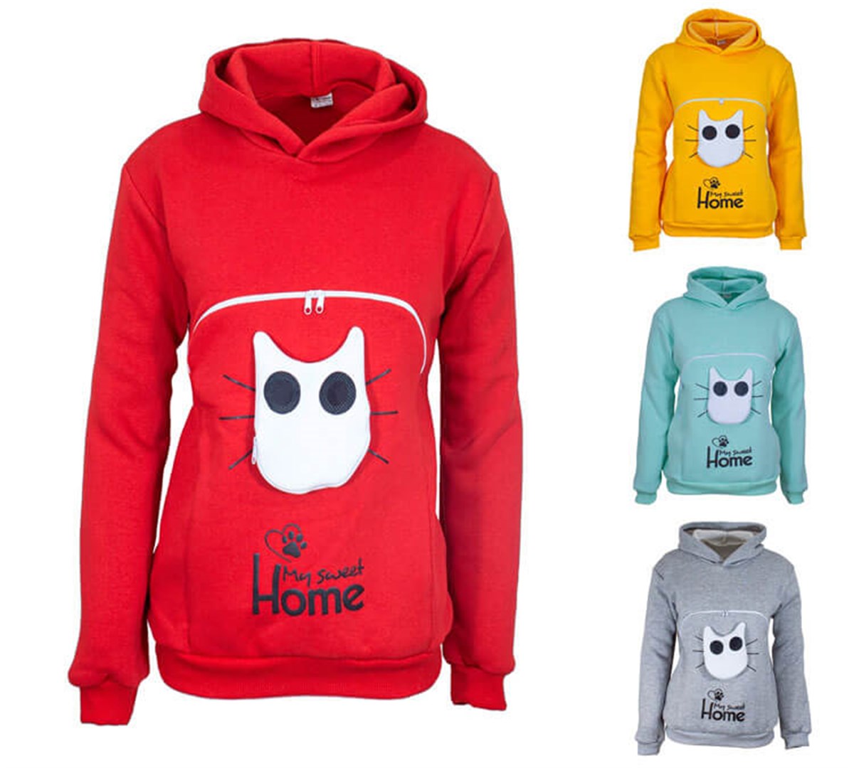 Kanguruu Sweet Pet Taşıma Kıyafeti Large Kırmızı