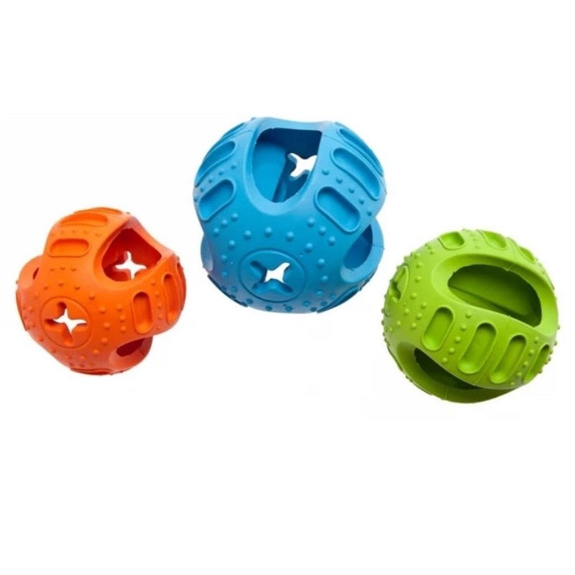 Karlie Ruffus Stuffn Bounce Köpek Oyun Topu 9,5 Cm