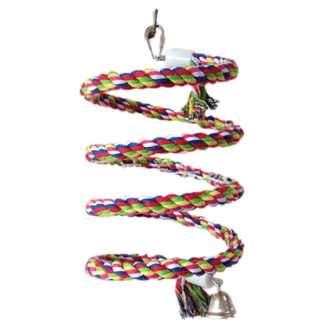 Karlie Spiral Zilli Halat Kuş Oyuncağı 15 mm