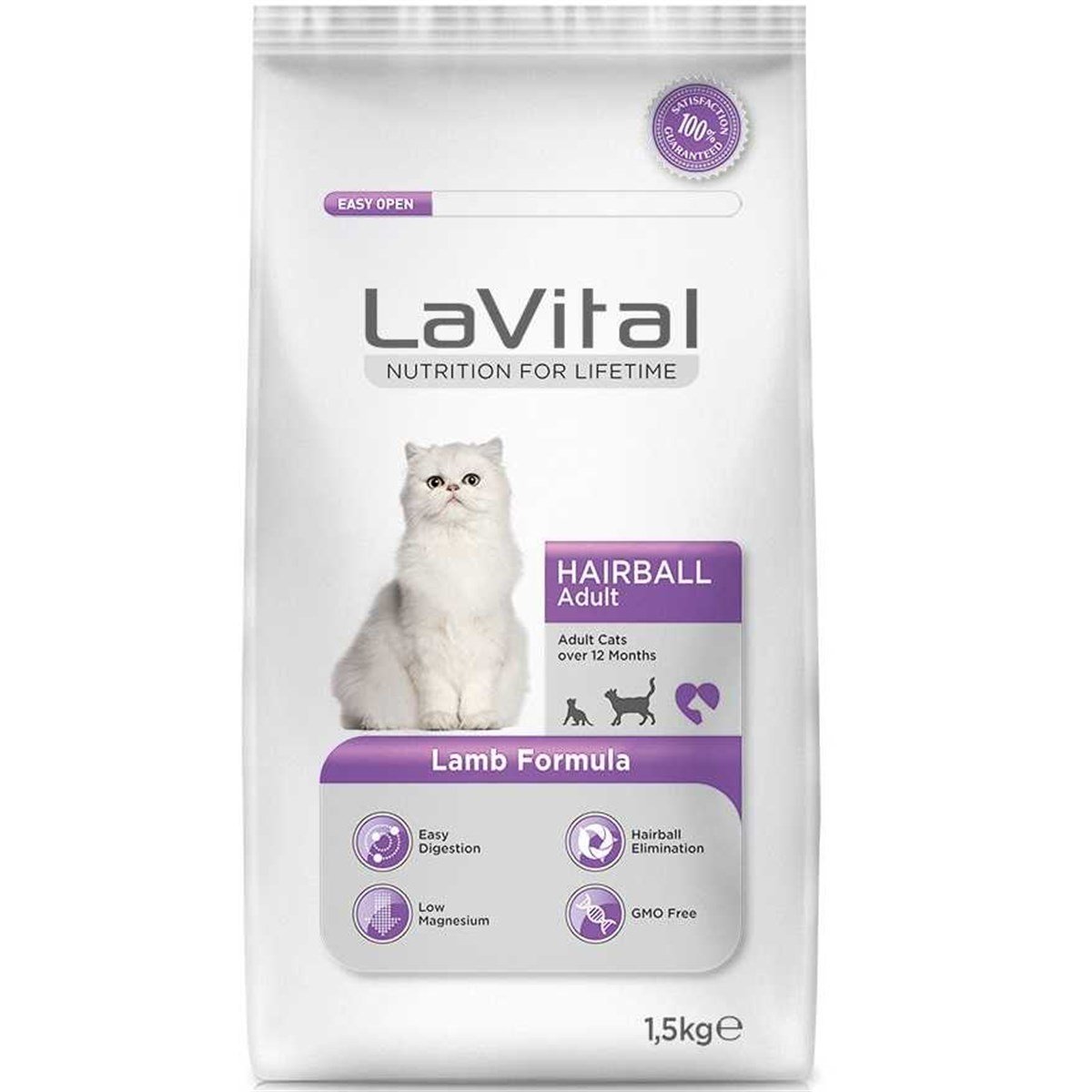 La Vital Hairball Kuzu Etli Kedi Maması 1,5 Kg