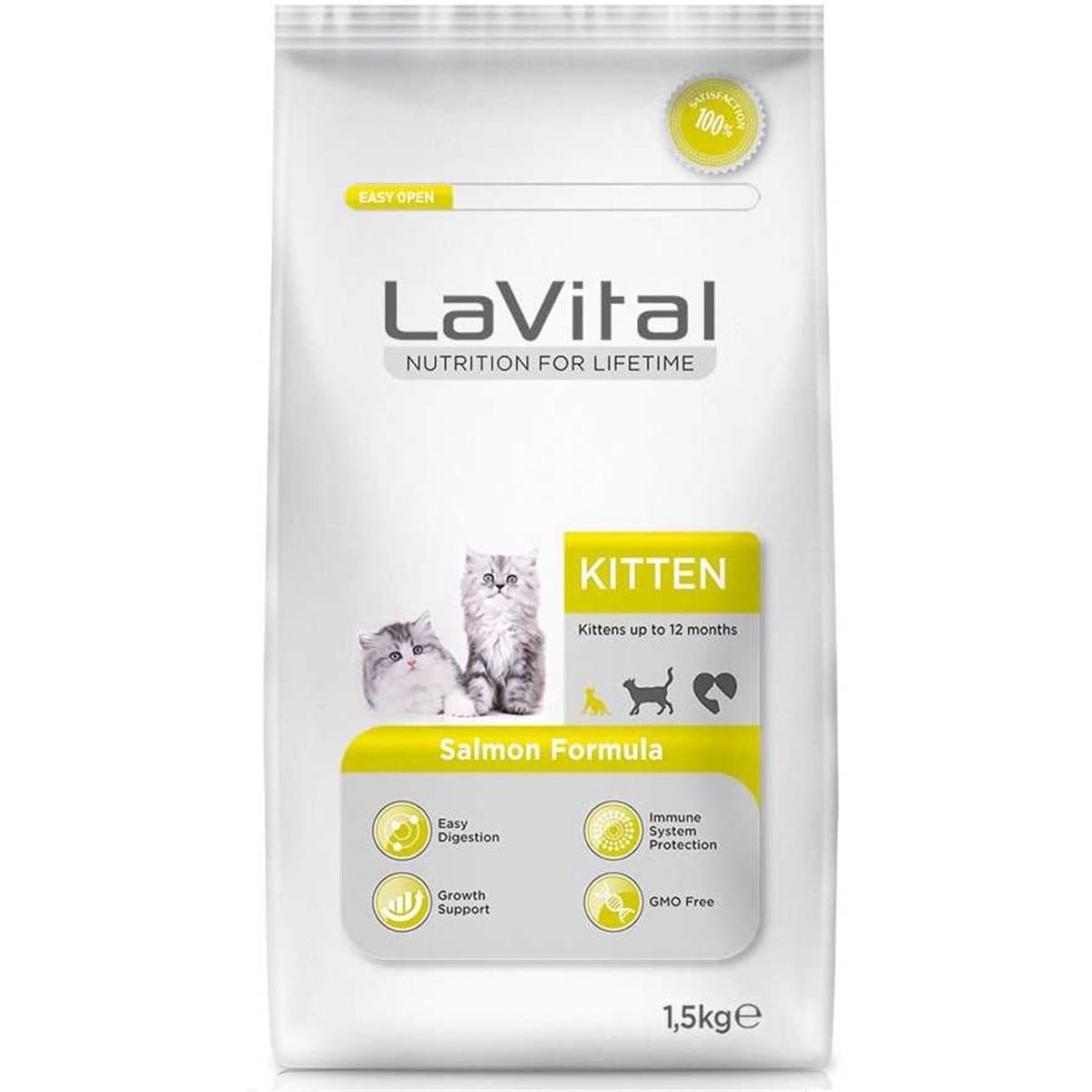 La Vital Kitten Somonlu Yavru Kedi Maması 1,5+0.5 kg