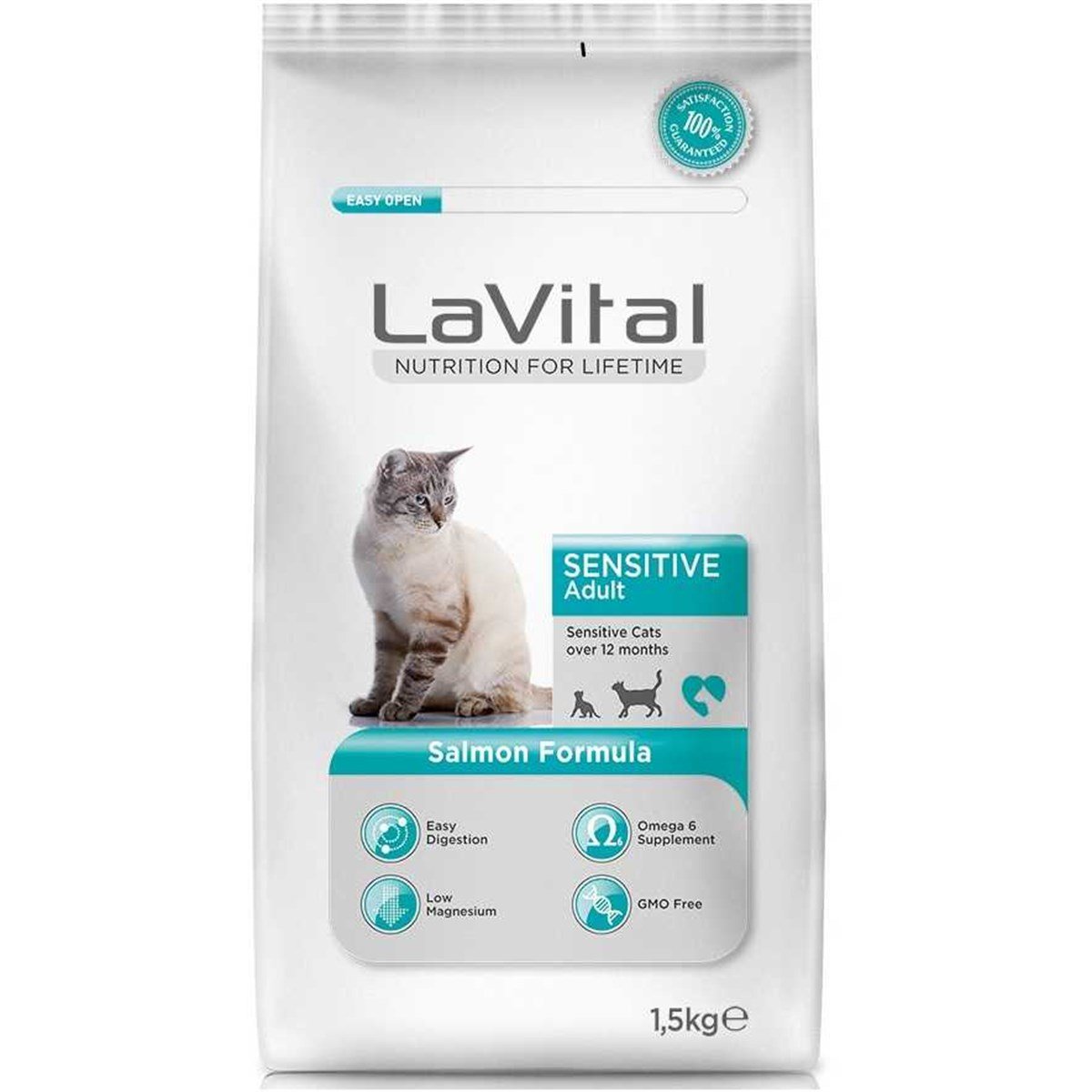 La Vital Somonlu Yetişkin Kedi Maması 1,5 Kg