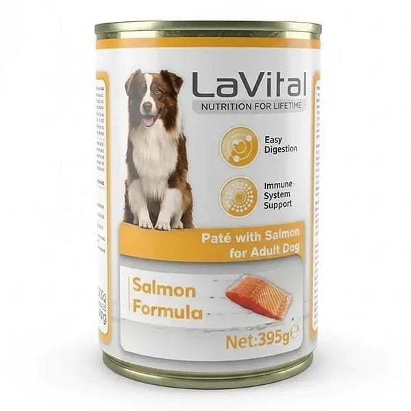 LaVital Somonlu Yetişkin Köpek Konservesi 395 gr