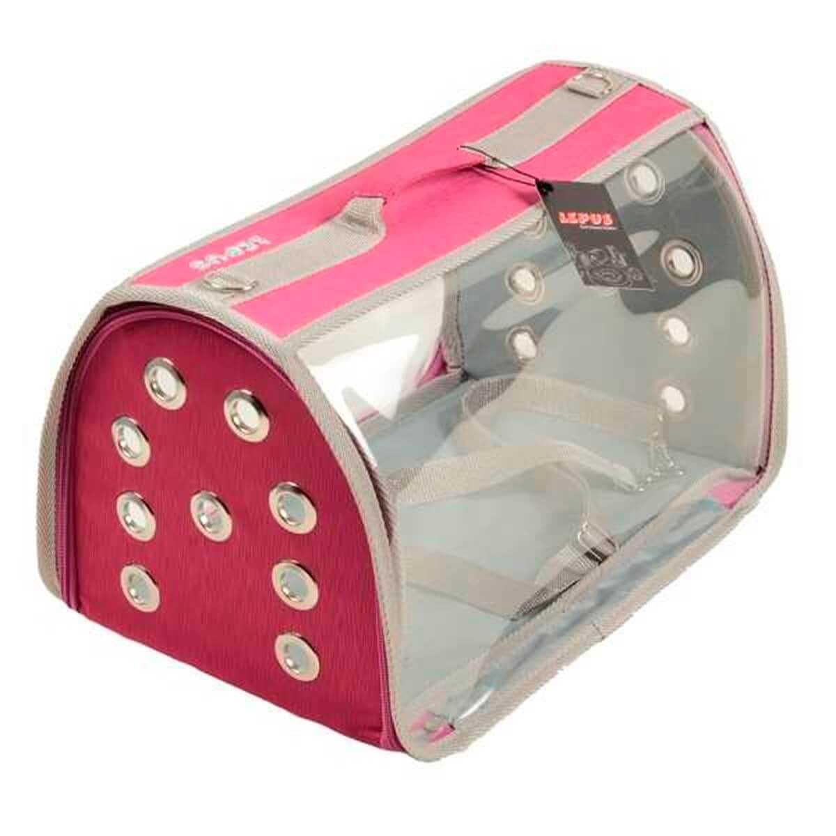 Lepus Şeffaf Fly Bag Çanta - Pembe (Medium)