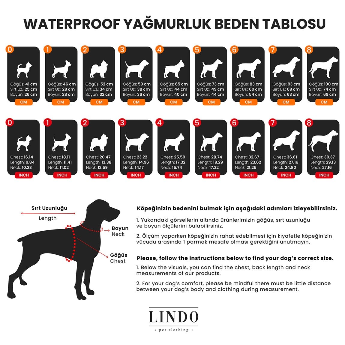 Lindo Ghost Polarlı Yağmurluk Beden 6