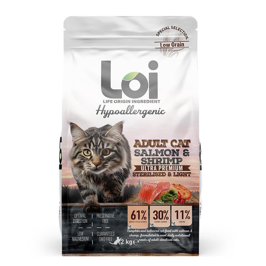 Loi Steril Somon Ve Karidesli Kısır Kedi Maması 2 Kg