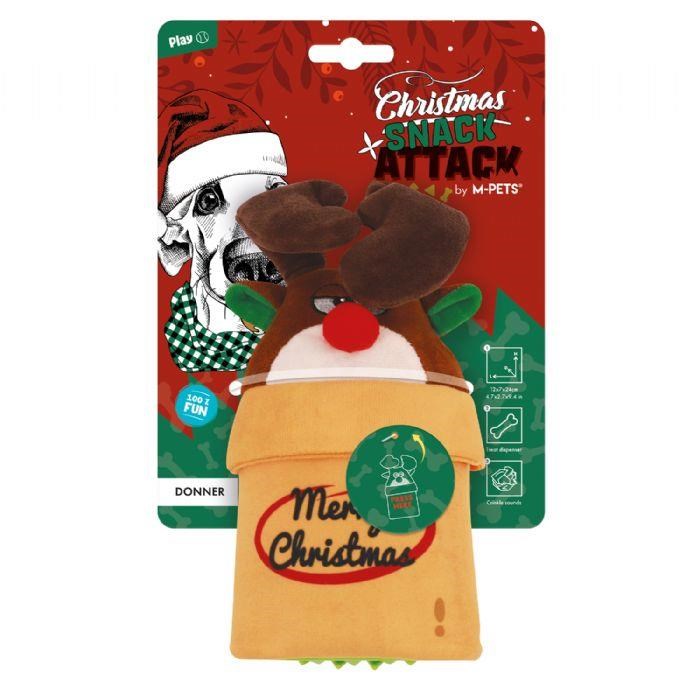 M-Pets Chirstmas Dog Toy Donner Socks Köpek Oyuncağı