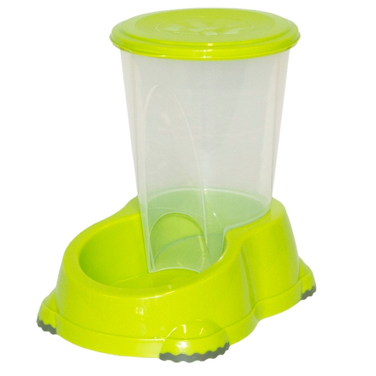 Maderna Saklamalı Köpek Mama Kabı Yeşil 3 Lt