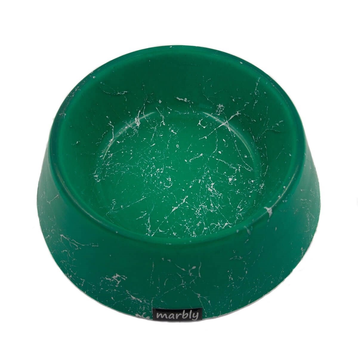Marbly Green Galaxy Mermerit Kedi Mama Kabı 8 Oz