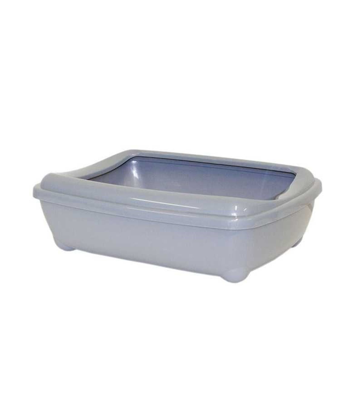Moderna Aristo Kedi Tuvalet Kabı Ringli Küçük 42 Cm Gri