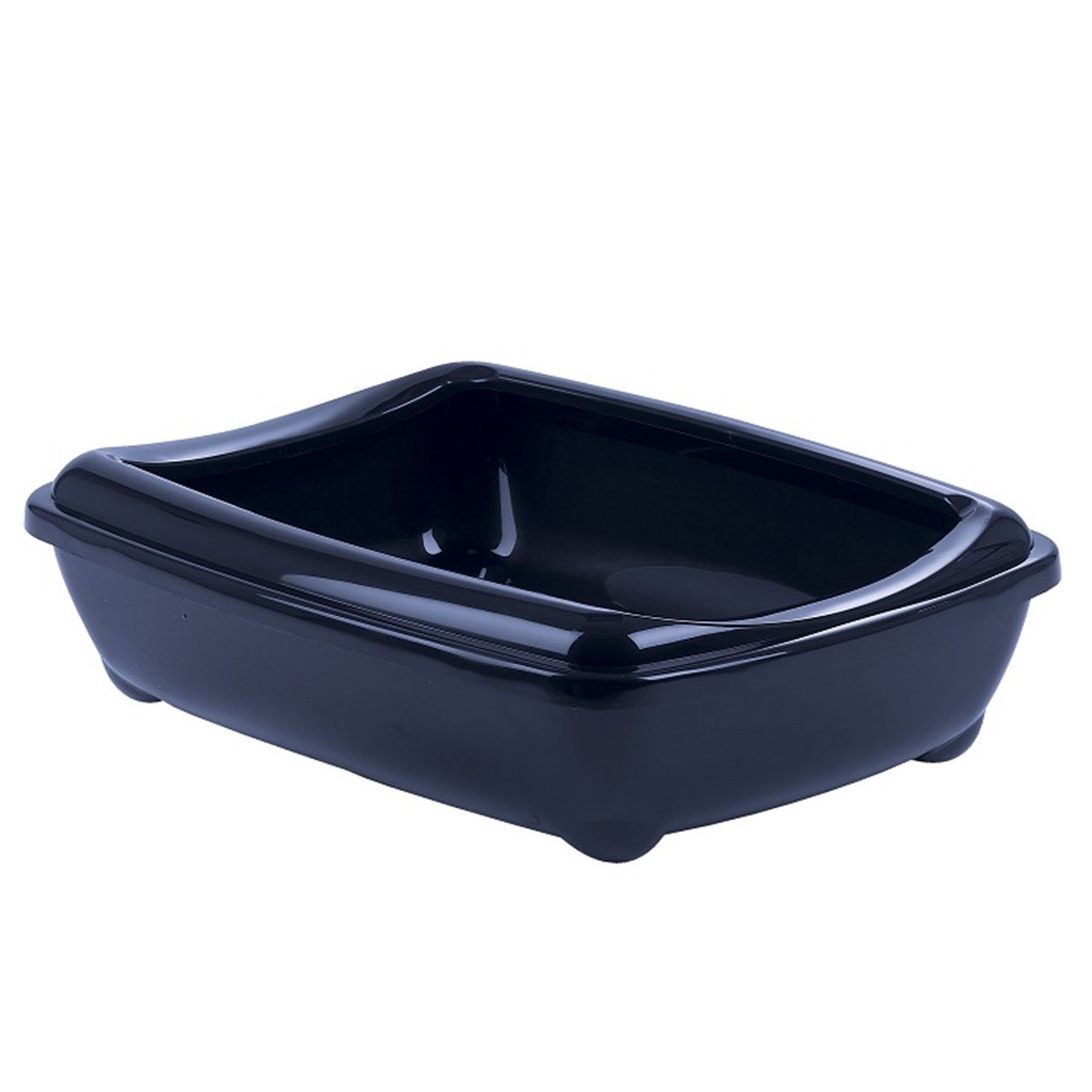 Moderna Aristo Kedi Tuvalet Kabı Ringli Lacivert 57 Cm