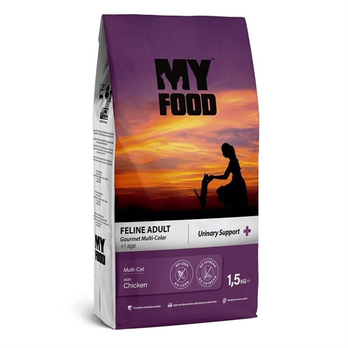 My Food Gurme Yetişkin Kedi Maması Urinary Support 1,5 Kg