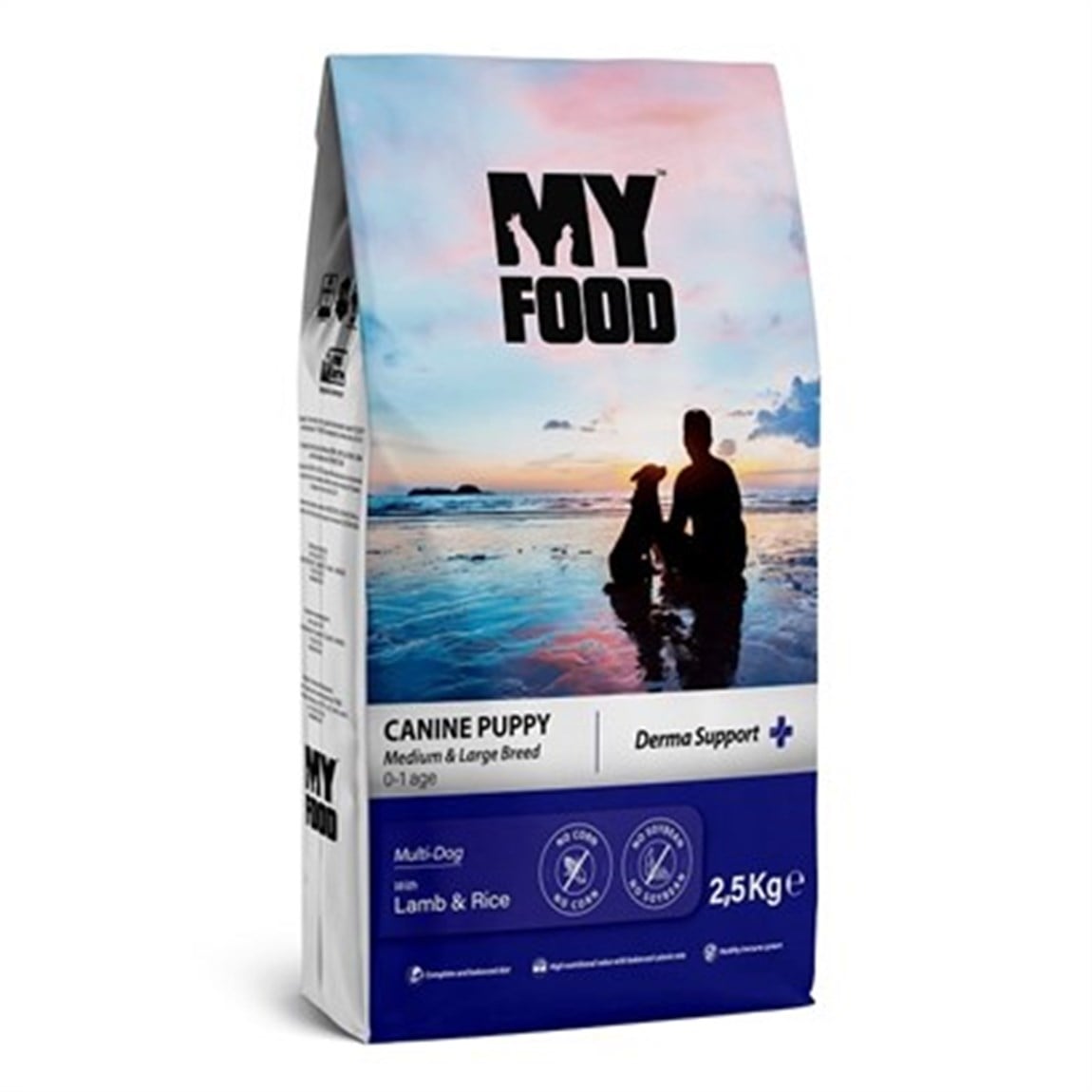 My Food Kuzulu Yavru Köpek Maması Derma Support 12 Kg