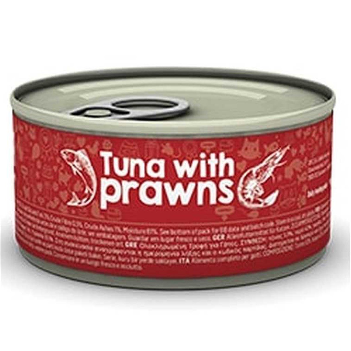 Naturea Tahılsız Kedi Konservesi Ton Balıklı Karidesli 85 Gr