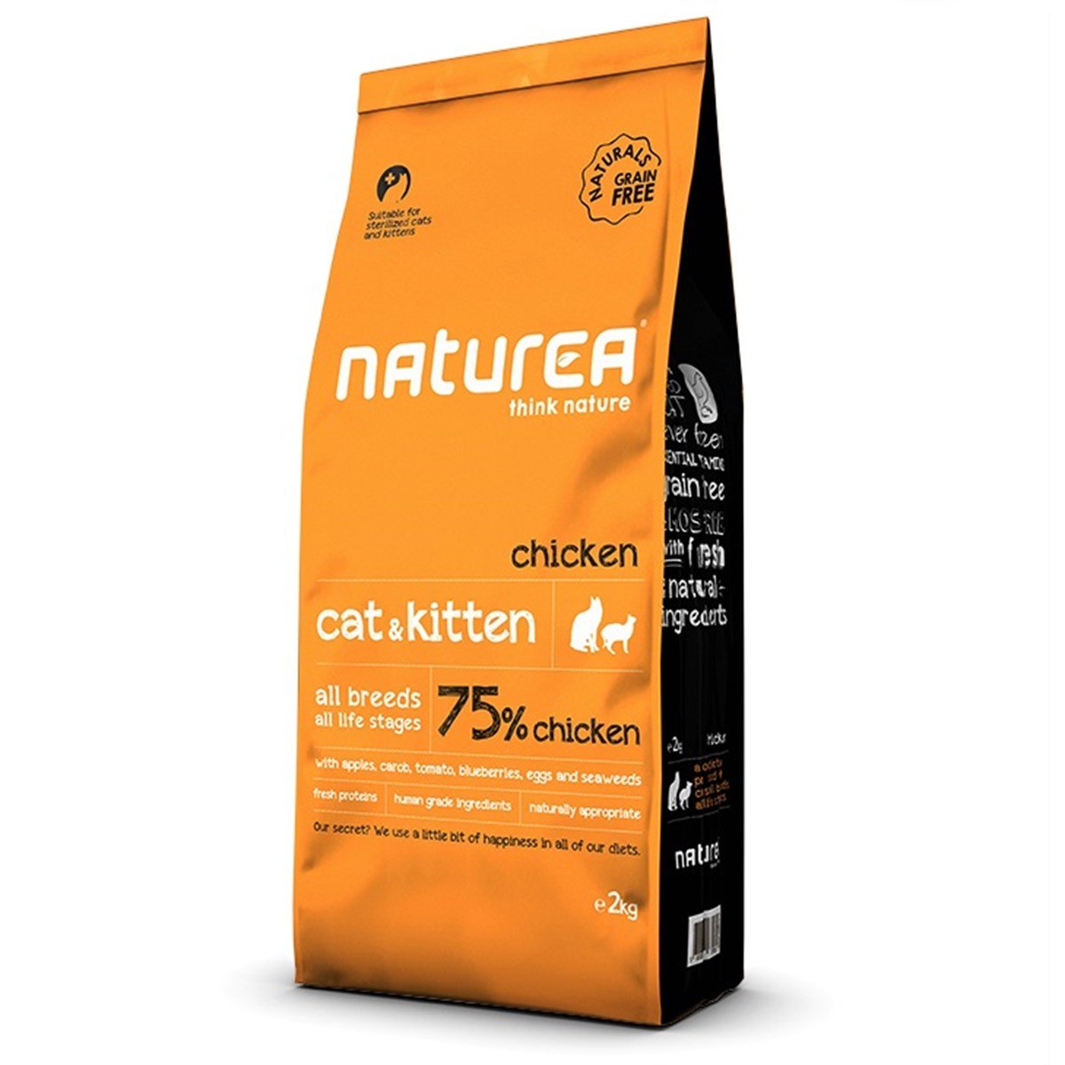 Naturea Tahılsız Tavuklu Kedi Maması 2 kg