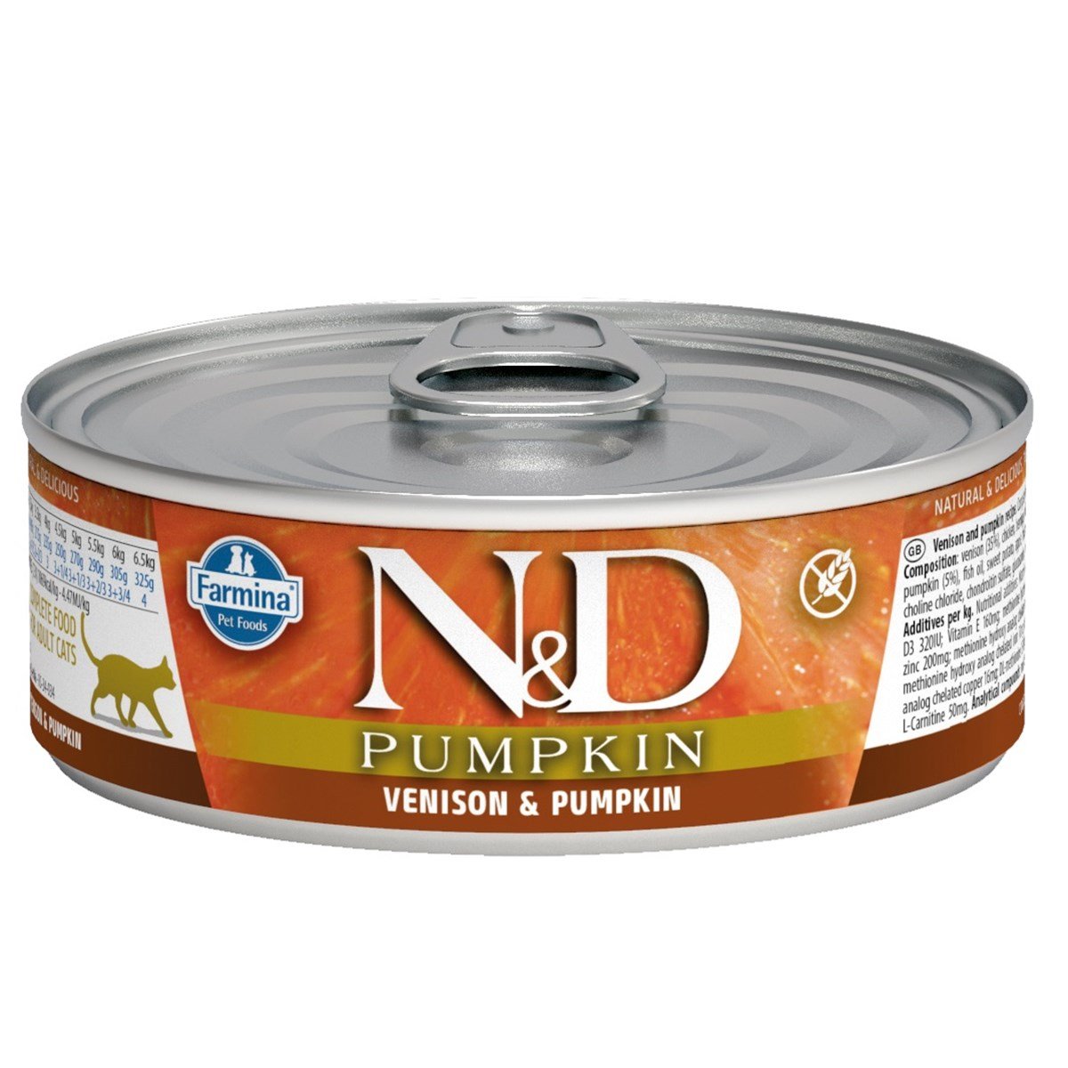 N&D Balkabaklı Geyik Etli Kedi Konservesi 80 Gr