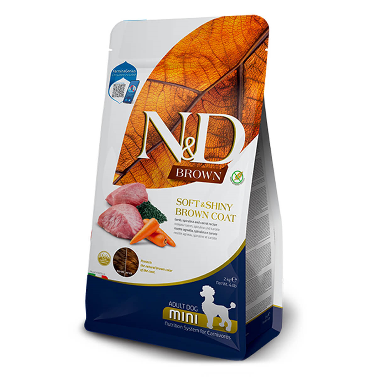 N&D Brown Kuzu Etli Mini Irk Yetişkin Köpek Maması 5 Kg