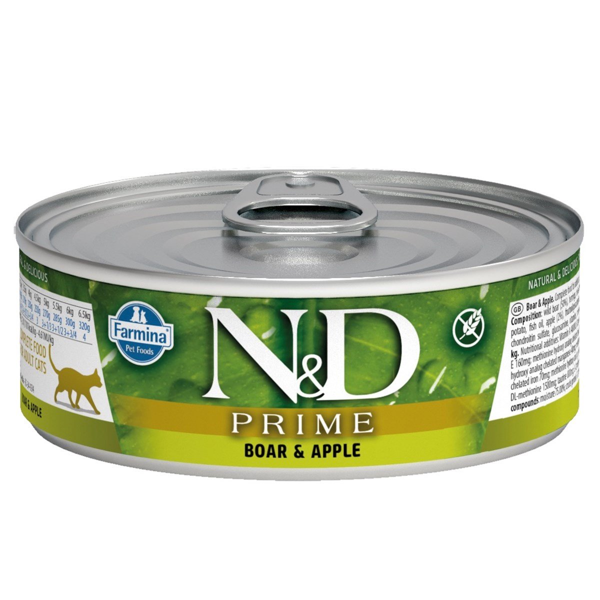 N&D Yaban Domuzlu Elmalı Kedi Konservesi 80 Gr