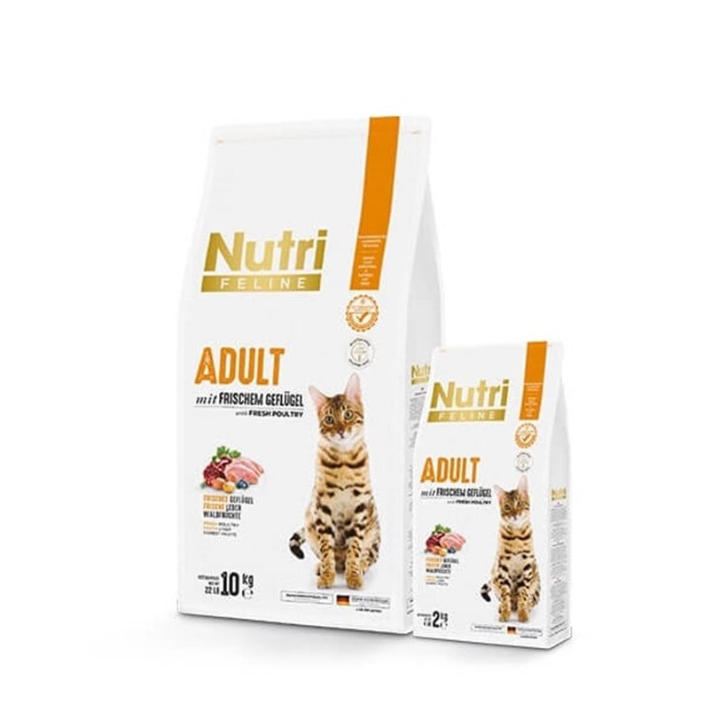 Nutri Feline Tavuklu Yetişkin Tahılsız Kedi Maması 2 kg