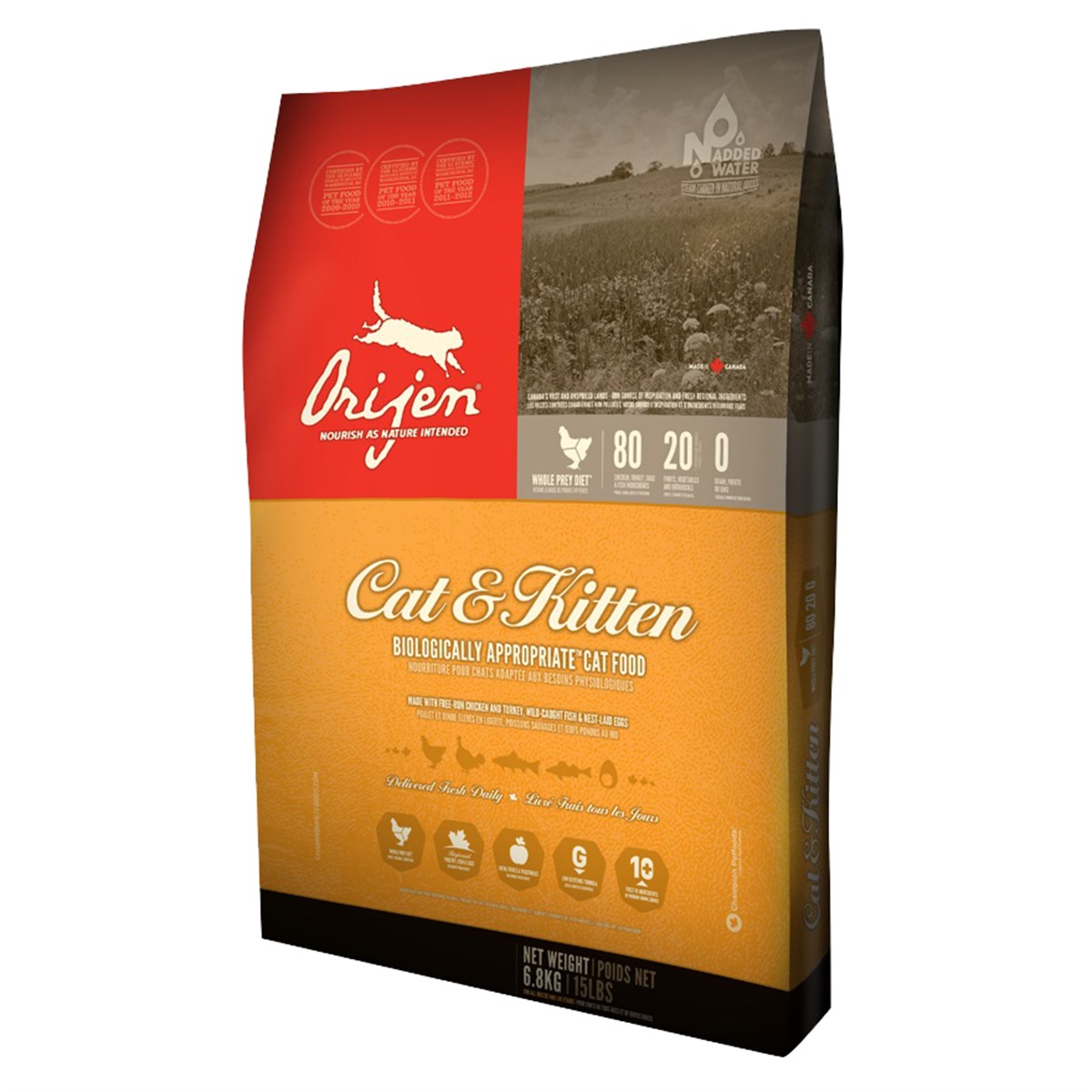Orijen Yavru ve Yetişkin Kedi Maması 1,8 Kg