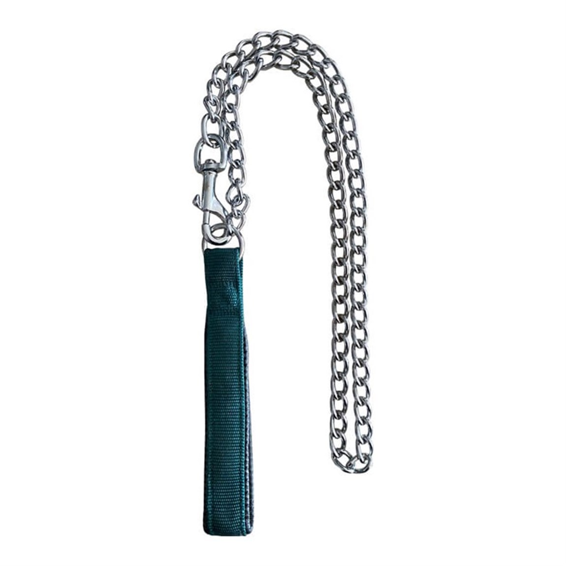 Percell Soft Bez Saplı Gezdirme Tasması XL 4mm x 120 cm Yeşil