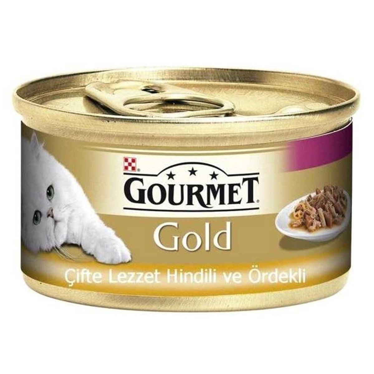 Pro Plan Gourmet Gold Hindili Ördekli Kedi Konservesi 85 Gr
