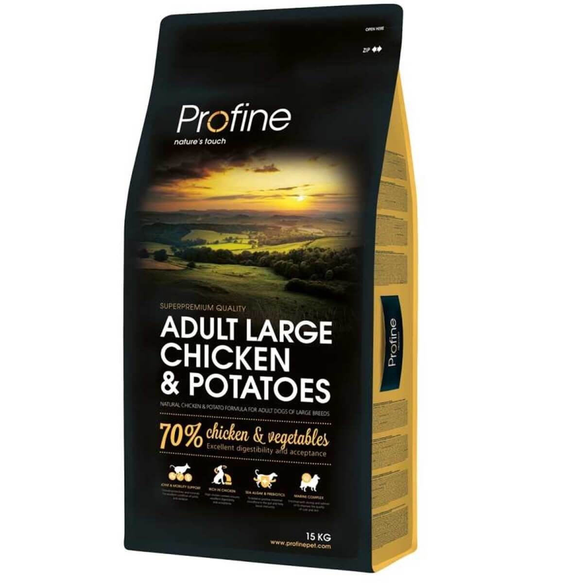 Profine Tavuklu Patatesli Büyük Irk Yetişkin Kuru Köpek Maması 15 Kg