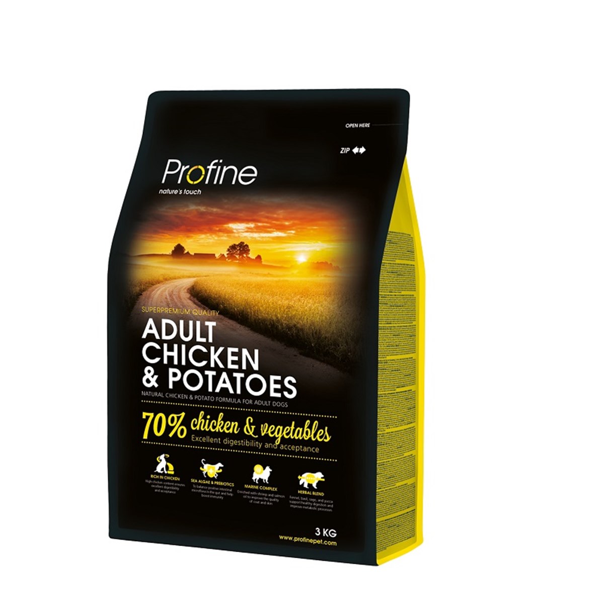 Profine Tavuklu Patatesli Yetişkin Kuru Köpek Maması 3 Kg