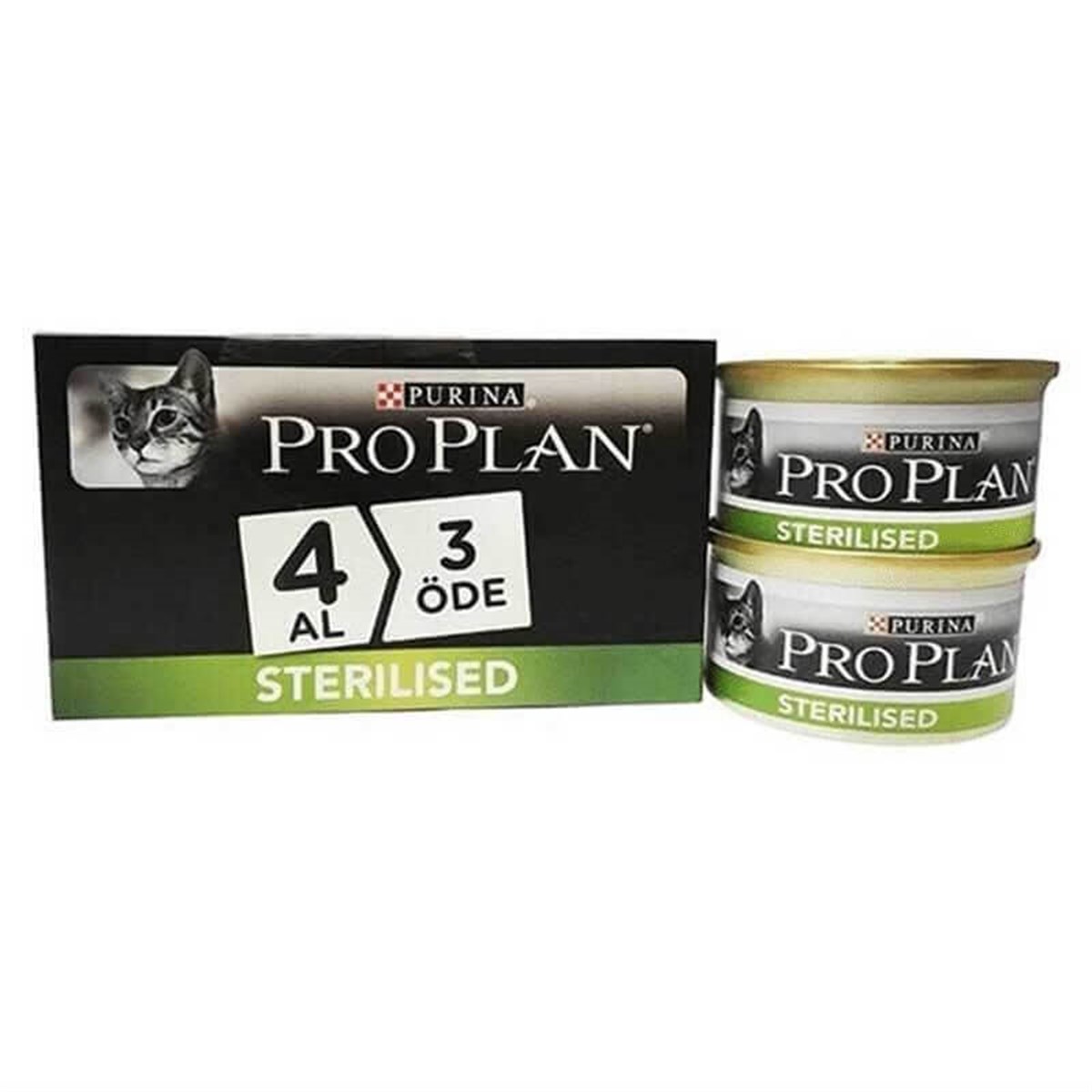 Proplan Sterilised 85 Gr Kedi Konservesi 4 Al 3 Öde
