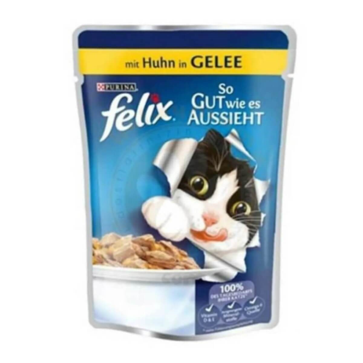 Purina Felix Tavuklu Kedi Yaş Maması 100 Gr