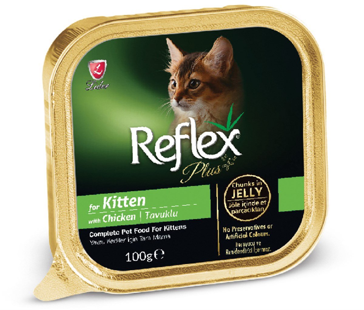 Reflex Plus Dana Etli Jöleli Yavru Kedi Konservesi 100 GR
