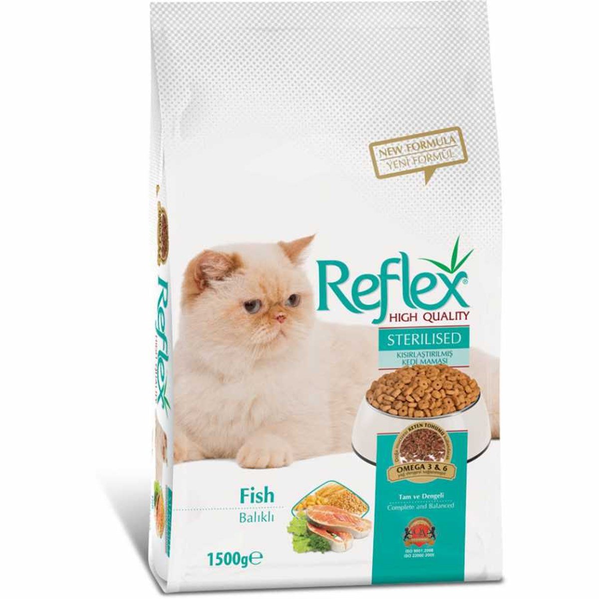 Reflex Sterilised Kısırlaştırılmış Balıklı Yetişkin Kedi Maması 3 Kg