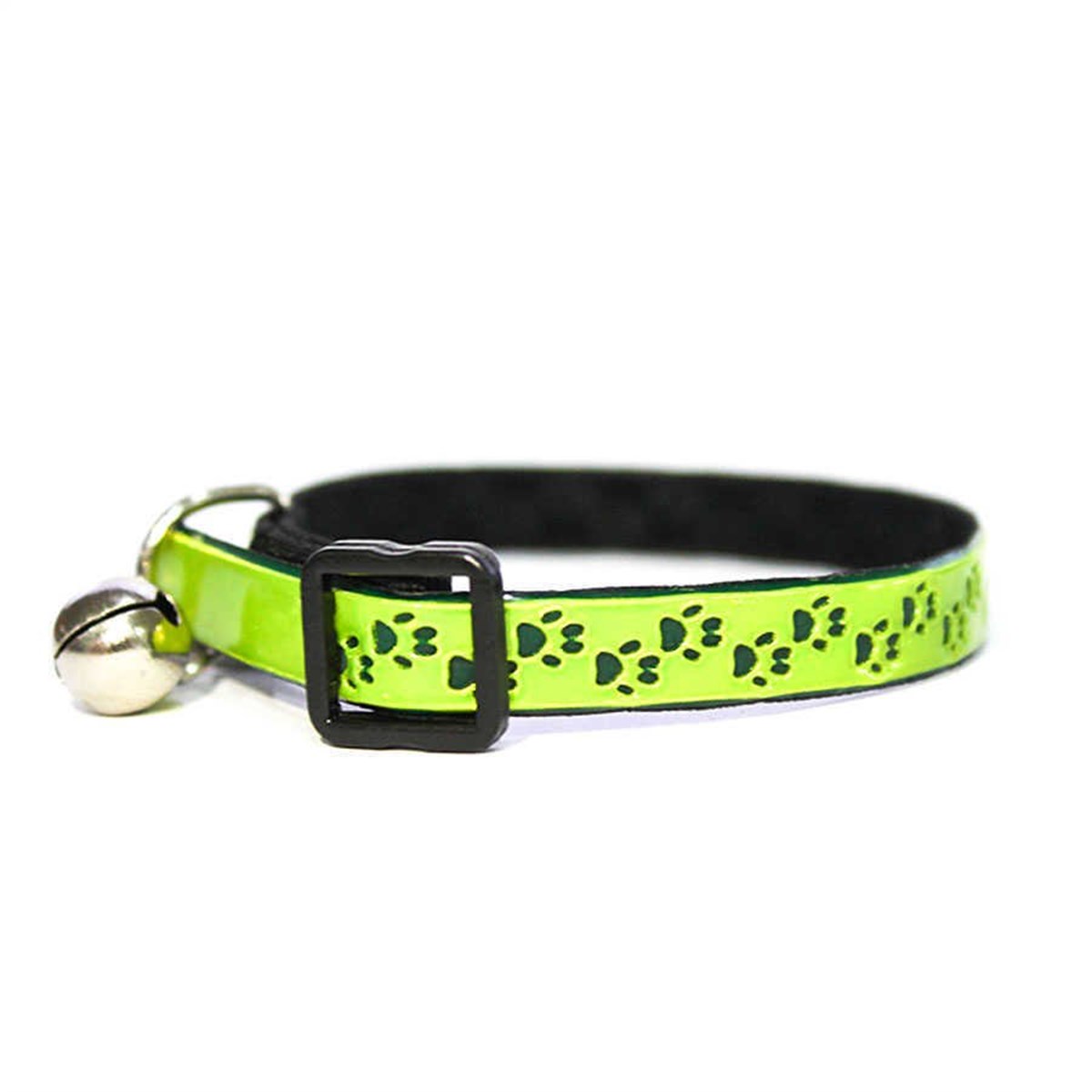Royale Pets Lastikli Zilli Kedi Boyun Tasması 30cm Yeşil
