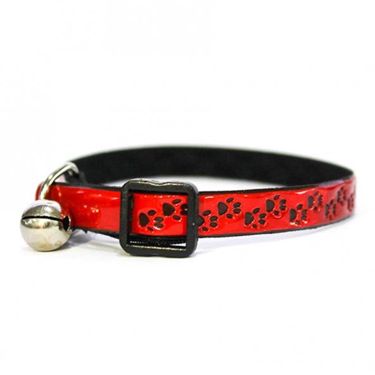 Royale Pets Lastikli Zilli Kedi Boyun Tasması 30cm Kırmızı