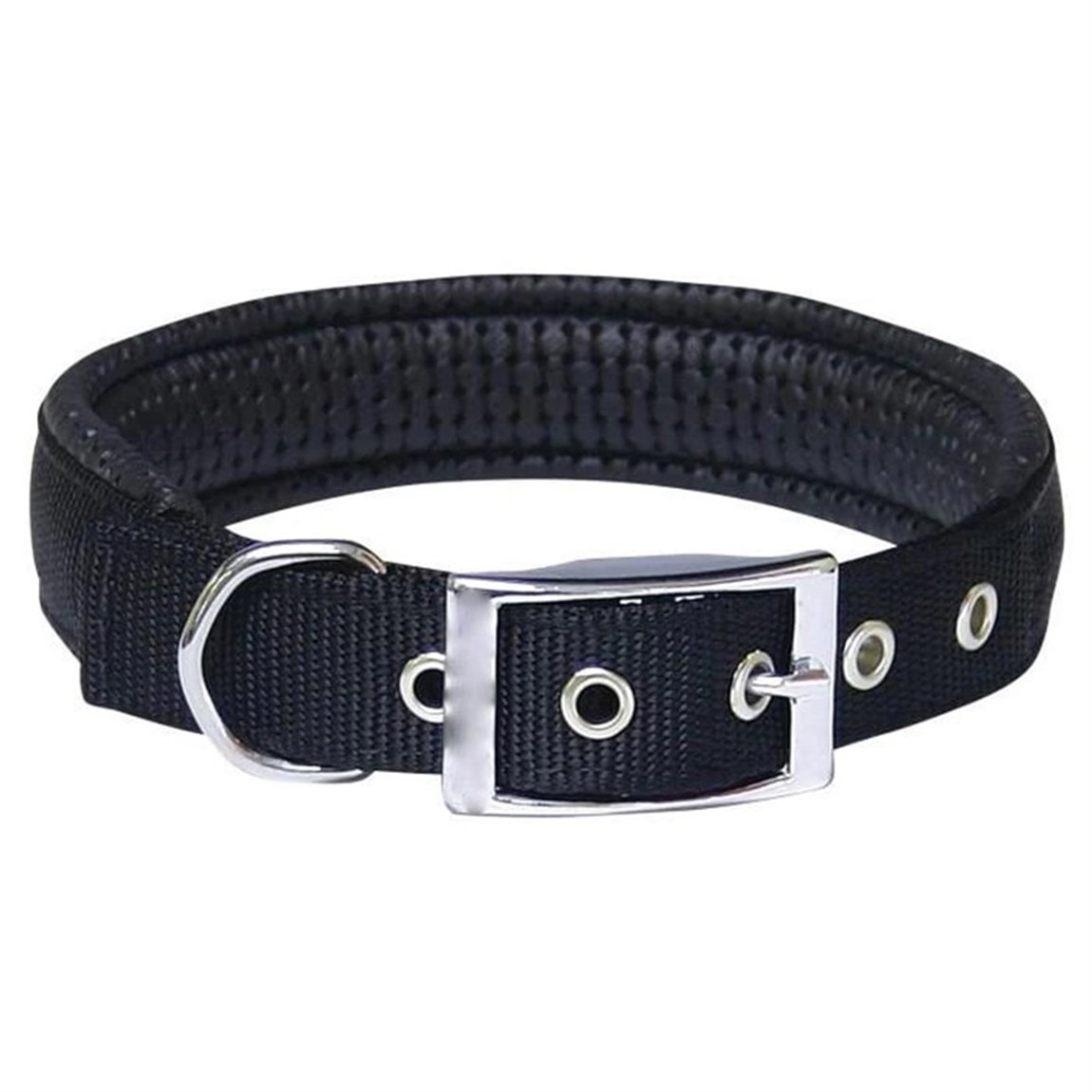 RoyalePet Yumuşak Dokuma Köpek Tasması 34-43x2,5 Cm Siyah