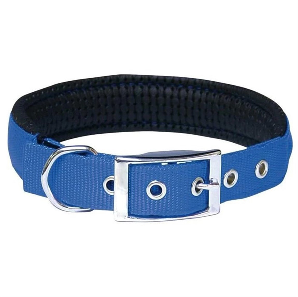 RoyalePet Yumuşak Dokuma Köpek Tasması 25-34x2,5 Cm Mavi
