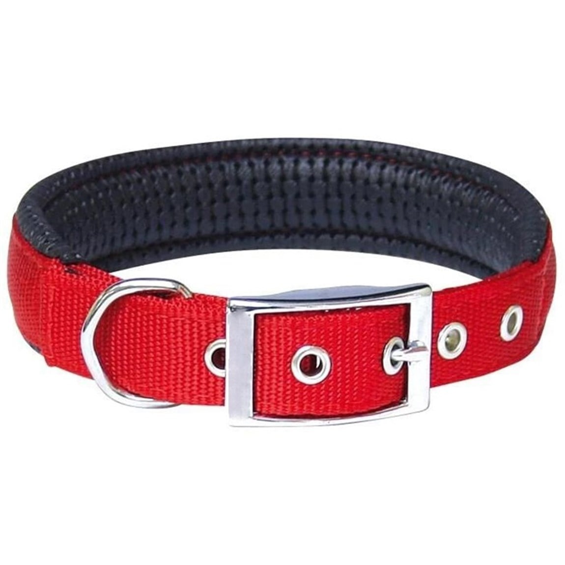RoyalePet Yumuşak Dokuma Köpek Tasması 34-43x2,5 Cm Kırmızı