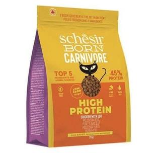 Schesir Born Carnivore Tavuk ve Yumurtalı Yetişkin Kedi Maması 255g