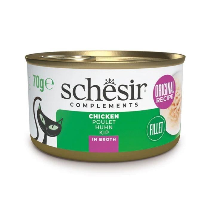 Schesir Tavuk Filetolu Yetişkin Kedi Konservesi 70 Gr