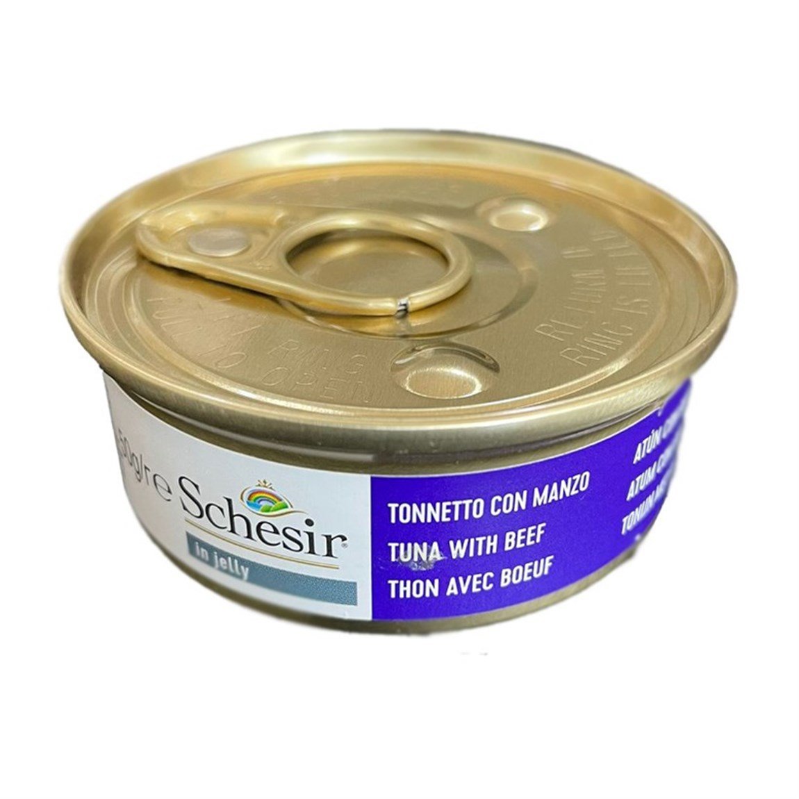 Schesir Ton Balıklı Biftekli Jöleli Kedi Konservesi 50 Gr