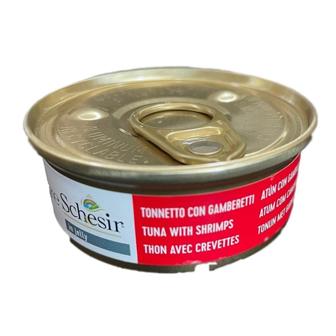 Schesir Ton Balıklı Karidesli Jöleli Kedi Konservesi 50 Gr