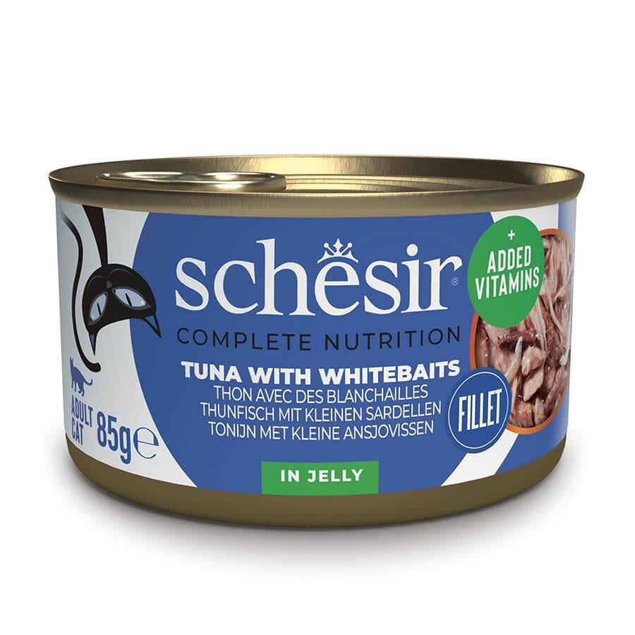 Schesir Ton Balıklı ve Ringa Balıklı Yetişkin Kedi Konservesi 85 Gr